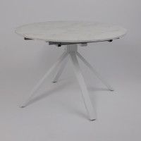 Стол DELON (Делон) 110 раздвижной 110(150)*75 Сабия/Белый Стол DELON (Делон) 110 раздвижной 110(150)*75 Сабия/Белый