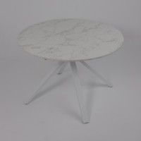 Стол DELON (Делон) 110 раздвижной 110(150)*75 Сабия/Белый Стол DELON (Делон) 110 раздвижной 110(150)*75 Сабия/Белый