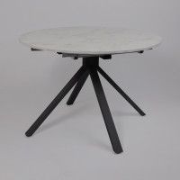 Стол DELON (Делон) 110 раздвижной 110(150)*75 Сабия/Черный Стол DELON (Делон) 110 раздвижной 110(150)*75 Сабия/Черный