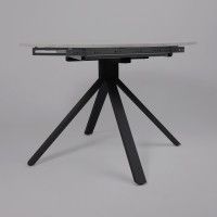 Стол DELON (Делон) 110 раздвижной 110(150)*75 Сабия/Черный Стол DELON (Делон) 110 раздвижной 110(150)*75 Сабия/Черный