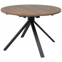 Стол DELON (Делон) Т32 110 раздвижной 110(150)*75 дуб табачный/черный