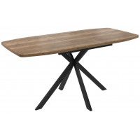 Стол Fergus (Фергус) раздвижной 1200(1520)*700 дуб Галифакс табак/черный купить в Минске Стол Fergus (Фергус) раздвижной 1200(1520)*700 дуб Галифакс табак/черный купить в Минске