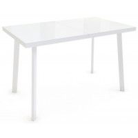Стол ФИН 120 раздвижной 120(152)*70 белый/белый