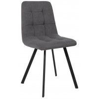 Стул ФИН велюр антрацитовый Brendy 28/черный