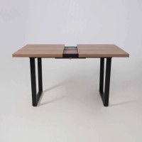 Стол FIT 120 (120-160)*85 дуб галифакс табак/черный купить в Минске Стол FIT 120 (120-160)*85 дуб галифакс табак/черный купить в Минске