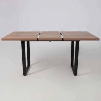 Стол FIT 120 (120-160)*85 дуб галифакс табак/черный купить в Минске Стол FIT 120 (120-160)*85 дуб галифакс табак/черный купить в Минске