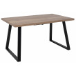 Стол FIT 140 (140-180)*85 дуб галифакс табак/черный купить в Минске