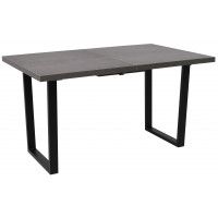 Стол FIT 140 (140-180)*85 хромикс бронза/черный