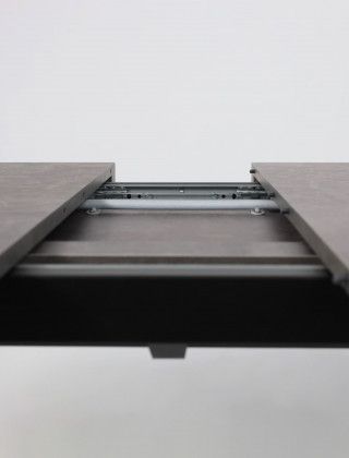 Стол FIT 140 (140-180)*85 хромикс бронза/черный купить в Минске