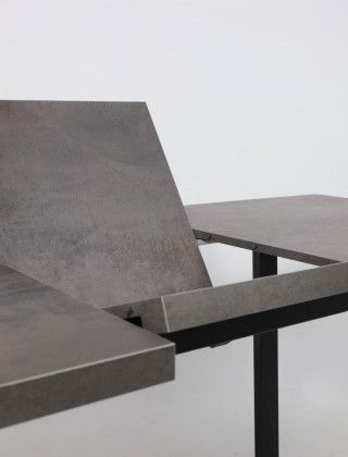 Стол FIT 140 (140-180)*85 хромикс бронза/черный купить в Минске