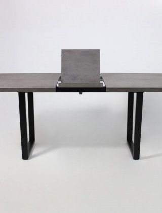 Стол FIT 140 (140-180)*85 хромикс бронза/черный купить в Минске