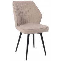Стул GASTON (Гастон) 360 латте Brendy 04/черный Стул GASTON (Гастон) 360 латте Brendy 04/черный