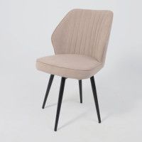 Стул GASTON (Гастон) 360 латте Brendy 04/черный купить в Минске Стул GASTON (Гастон) 360 латте Brendy 04/черный купить в Минске