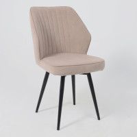 Стул GASTON (Гастон) 360 латте Brendy 04/черный купить в Минске Стул GASTON (Гастон) 360 латте Brendy 04/черный купить в Минске