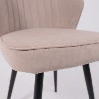 Стул GASTON (Гастон) 360 латте Brendy 04/черный купить в Минске Стул GASTON (Гастон) 360 латте Brendy 04/черный купить в Минске