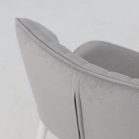 Стул GRANGER (Грейнджер) серый Brendy 22/белый купить в Минске