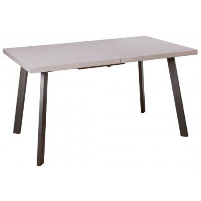 Стол Hagen 120 (120-160)*80 бетон светлый/черный купить в Минске