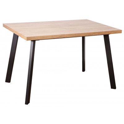 Стол Hagen 120 (120-160)*80 дуб канзас/черный купить в Минске