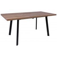 Стол Hagen 120 (120-160)*80 дуб табачный/черный купить в Минске