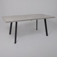 Стол Hagen 140 (140-180)*85 цемент/черный купить в Минске Стол Hagen 140 (140-180)*85 цемент/черный купить в Минске