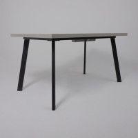 Стол Hagen 140 (140-180)*85 цемент/черный купить в Минске Стол Hagen 140 (140-180)*85 цемент/черный купить в Минске