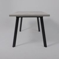 Стол Hagen 140 (140-180)*85 цемент/черный купить в Минске Стол Hagen 140 (140-180)*85 цемент/черный купить в Минске