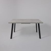 Стол Hagen 140 (140-180)*85 цемент/черный купить в Минске Стол Hagen 140 (140-180)*85 цемент/черный купить в Минске