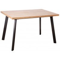Стол Hagen 140 (140-180)*85 дуб канзас/черный
