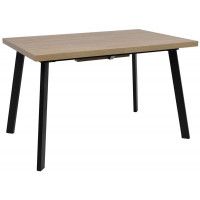 Стол Hagen 140 (140-180)*85 дуб вотан/черный