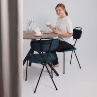 Стол JOY 90*90*75 дуб/черный купить в Минске Стол JOY 90*90*75 дуб/черный купить в Минске