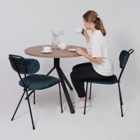 Стол JOY 90*90*75 дуб/черный купить в Минске Стол JOY 90*90*75 дуб/черный купить в Минске