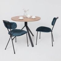 Стол JOY 90*90*75 дуб/черный купить в Минске Стол JOY 90*90*75 дуб/черный купить в Минске