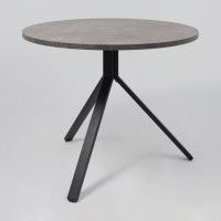 Стол JOY 90*90*75 камень темный/черный купить в Минске