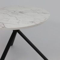 Стол JOY 90*90*75 monte belo/черный купить в Минске