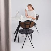 Стол JOY 90*90*75 monte belo/черный купить в Минске