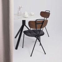 Стол JOY 90*90*75 monte belo/черный купить в Минске