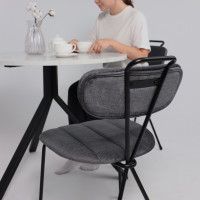 Стол JOY 90*90*75 сабия/черный купить в Минске