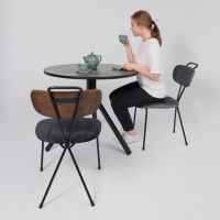 Стол JOY 90*90*75 Sahara Noir/черный купить в Минске Стол JOY 90*90*75 Sahara Noir/черный купить в Минске