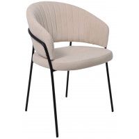 Кресло JUST (Джаст) бежевый Brandy Light 03/черный