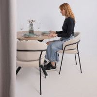 Кресло JUST (Джаст) бежевый Brandy Light 03/черный купить в Минске