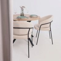 Кресло JUST (Джаст) бежевый Brandy Light 03/черный купить в Минске