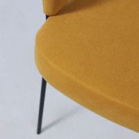 Кресло JUST (Джаст) горчичный Brandy Light 16/черный купить в Минске