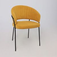 Кресло JUST (Джаст) горчичный Brandy Light 16/черный купить в Минске