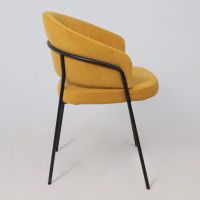 Кресло JUST (Джаст) горчичный Brandy Light 16/черный купить в Минске