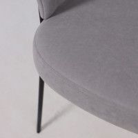 Кресло JUST (Джаст) серый Brandy Light 22/черный купить в Минске