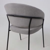 Кресло JUST (Джаст) серый Brandy Light 22/черный купить в Минске