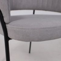 Кресло JUST (Джаст) серый Brandy Light 22/черный купить в Минске