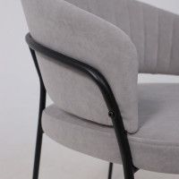 Кресло JUST (Джаст) серый Brandy Light 22/черный купить в Минске