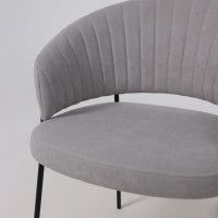 Кресло JUST (Джаст) серый Brandy Light 22/черный купить в Минске