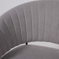 Кресло JUST (Джаст) серый Brandy Light 22/черный купить в Минске